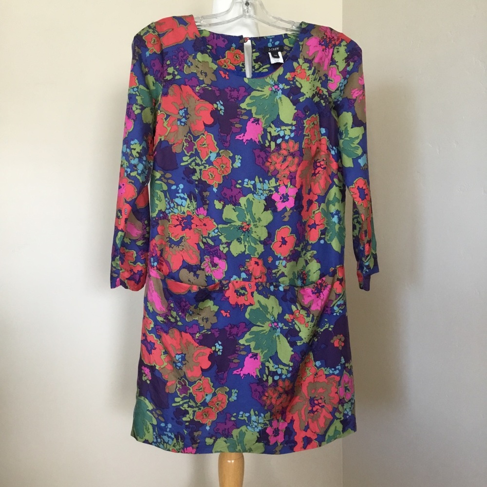 J. Crew Ashbury Dress Floral Print Size 00